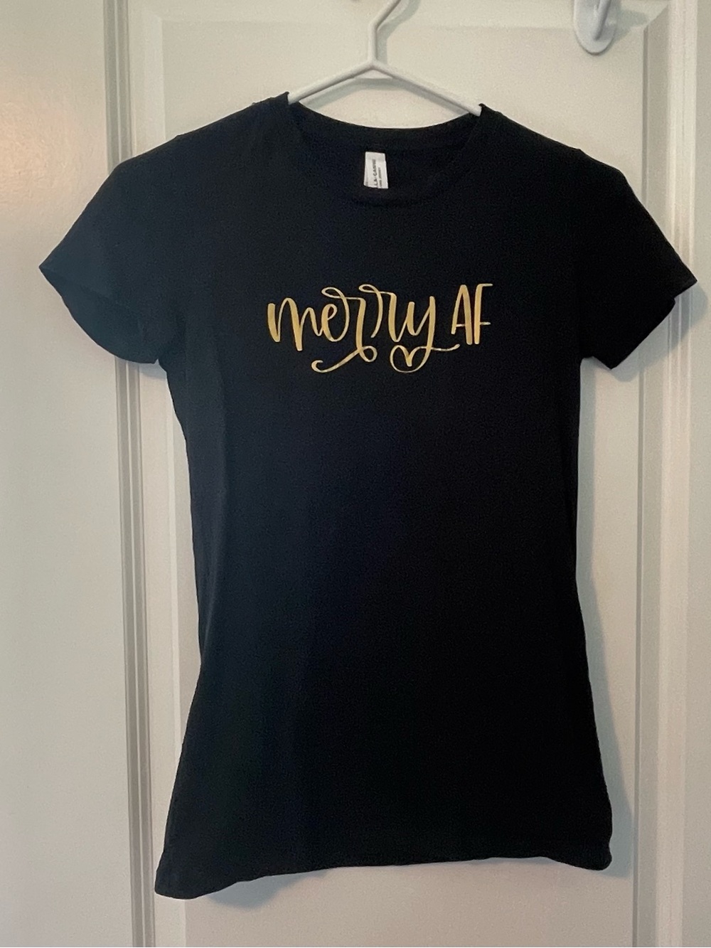 Merry AF Christmas T-shirt size small
